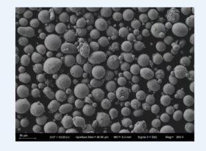 AlSi10Mg powder SEM