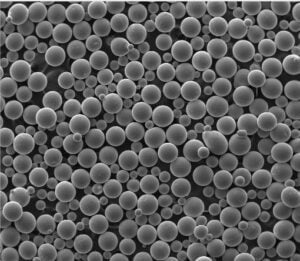 rapid solidification of steel droplets